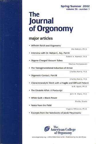 Journal of Orgonomy