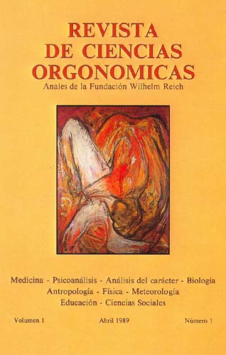 Revista de Ciencias Orgonómicas